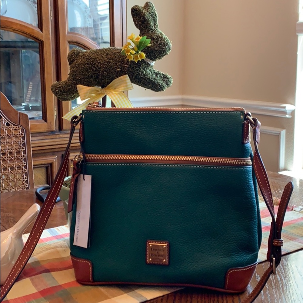 Dooney and Bourke Forest green crossbody purse